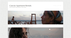 Desktop Screenshot of cancunapartmentrentals.com