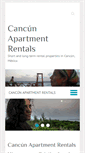 Mobile Screenshot of cancunapartmentrentals.com